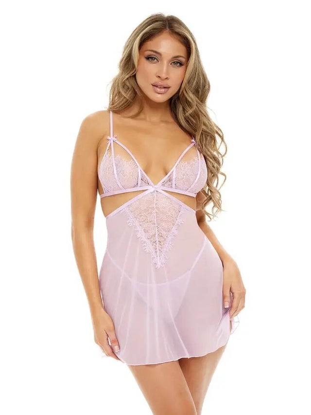 Montelle Intimates Lace Bust Support Chemise